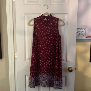 Pink Rose high neck mini dress size L